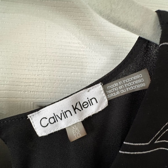 Calvin Klein layered blouse xl - Picture 3 of 5